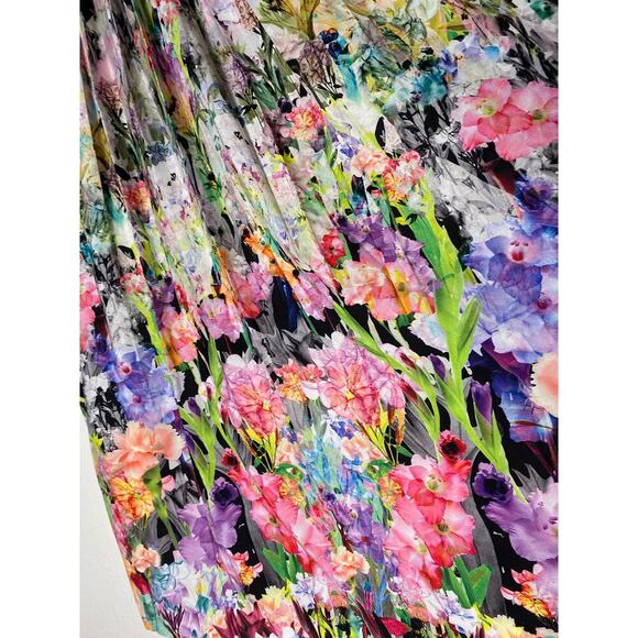 Ranna Gill x Anthropologie Women's Firefleur Maxi Skirt Watercolor Flower Print - Picture 7 of 11
